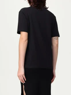 T-shirt in cotone con logo Twinset