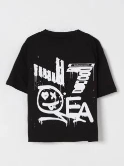 T-shirt in cotone con logo EA7