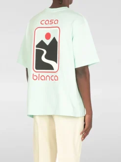 T-shirt in cotone con logo Casablanca