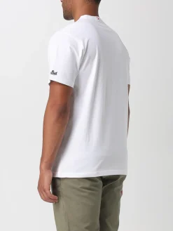 T-shirt in cotone con logo Mc2 Saint Barth