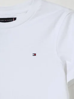 T-shirt in cotone con logo Tommy Hilfiger