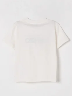 T-shirt in cotone con logo Kenzo Kids