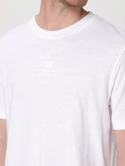 T-shirt in cotone con logo Diesel