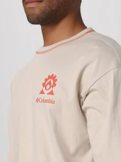 T-shirt in cotone con logo Columbia