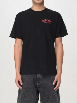 T-shirt in cotone con logo e stampa grafica Edwin