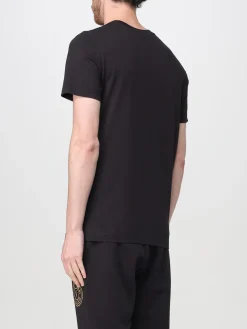 T-shirt in cotone con logo Versace Jeans Couture