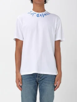 T-shirt in cotone con logo Just Cavalli