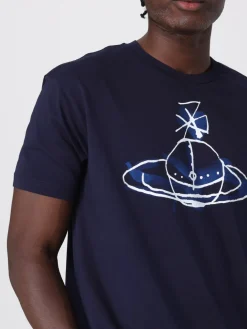 T-shirt in cotone con logo Vivienne Westwood