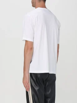 T-shirt in cotone con logo Palm Angels