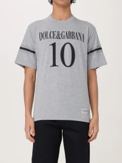 T-shirt in cotone con logo 10 Dolce & Gabbana