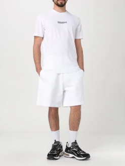 T-shirt in cotone con logo Dsquared2