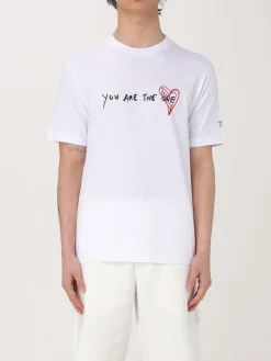 T-shirt in cotone con logo EA7