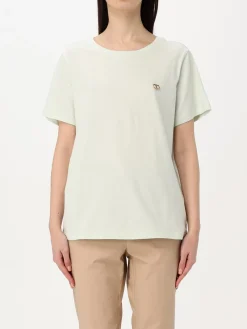 T-shirt in cotone con logo Twinset