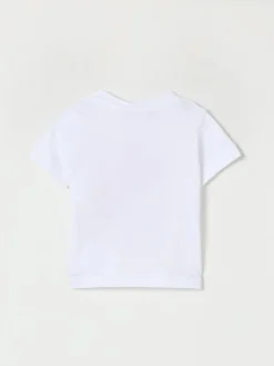 T-shirt in cotone con logo DsQuared2