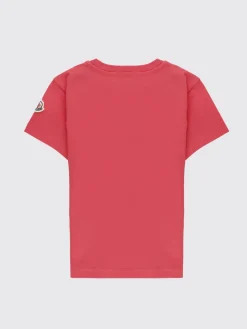 T-shirt in cotone con logo Moncler