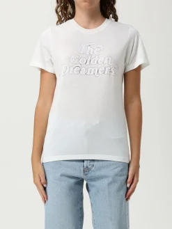 T-shirt in cotone con logo Golden Goose in jersey