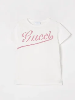 T-shirt in cotone con logo Gucci