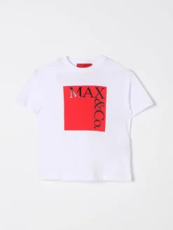 T-shirt in cotone con logo Max&Co. Kid