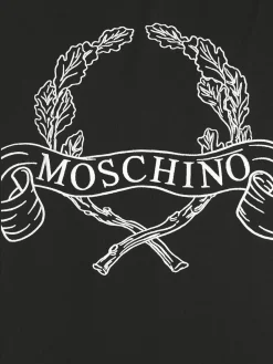 T-shirt in cotone con logo Moschino Couture