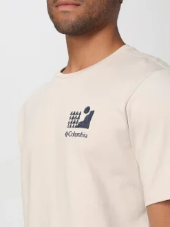 T-shirt in cotone con logo Columbia