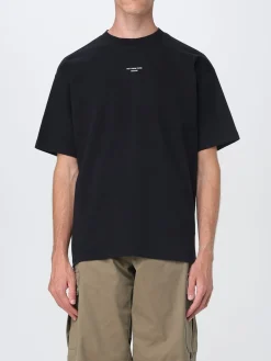 T-shirt in cotone con logo Drôle De Monsieur