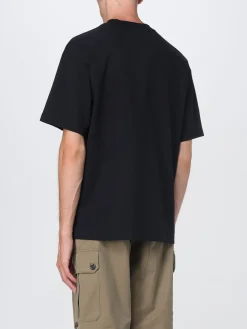 T-shirt in cotone con logo Drôle De Monsieur