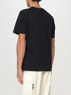 T-shirt in cotone con logo MSGM
