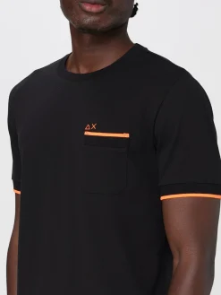 T-shirt in cotone con logo SUN68