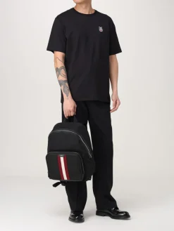 T-shirt in cotone con logo Bally