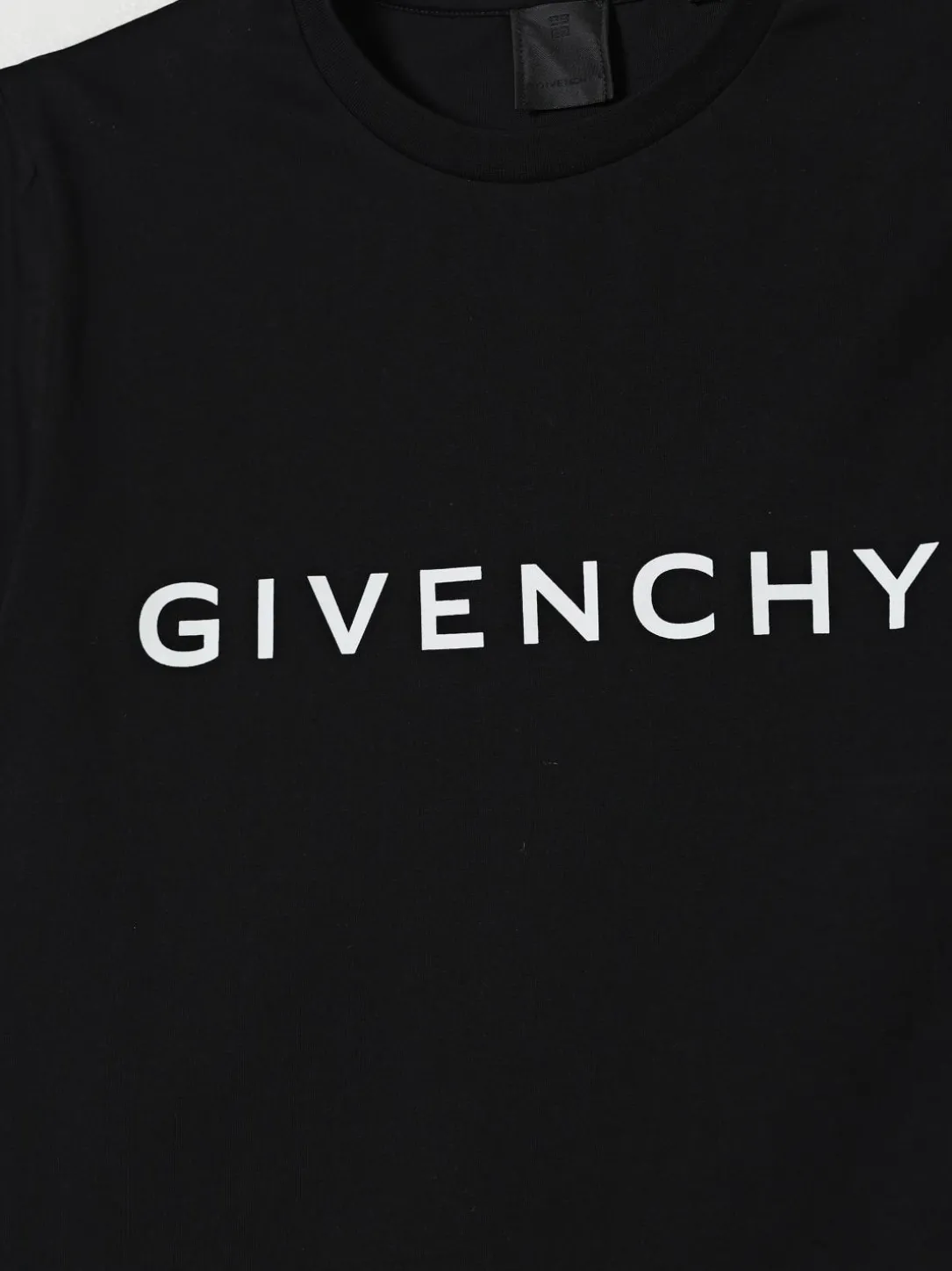 T-shirt in cotone con logo Givenchy