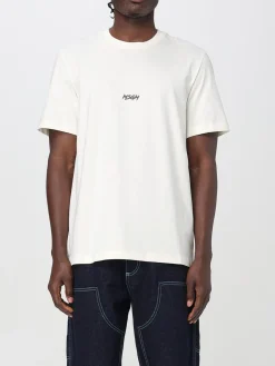 T-shirt in cotone con logo MSGM