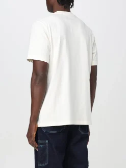 T-shirt in cotone con logo MSGM