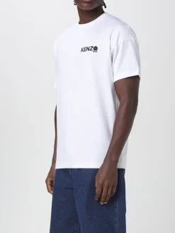 T-shirt in cotone con logo Kenzo