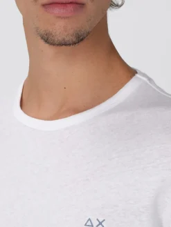 T-shirt in cotone con logo SUN68