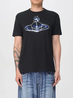 T-shirt in cotone con logo Vivienne Westwood
