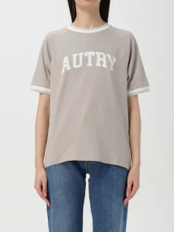 T-shirt in cotone con logo Autry