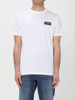 T-shirt in cotone con logo Karl Lagerfeld