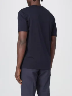 T-shirt in cotone con logo Boss