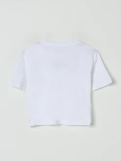 T-shirt in cotone con logo Stella McCartney Kids
