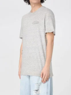 T-shirt in cotone con logo Golden Goose