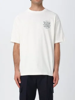 T-shirt in cotone con logo Drôle De Monsieur