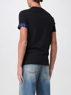 T-shirt in cotone con logo Dsquared2