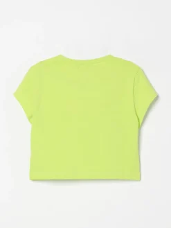 T-shirt in cotone con logo MSGM Kids