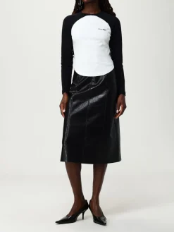 T-shirt in cotone con logo CourrÈges