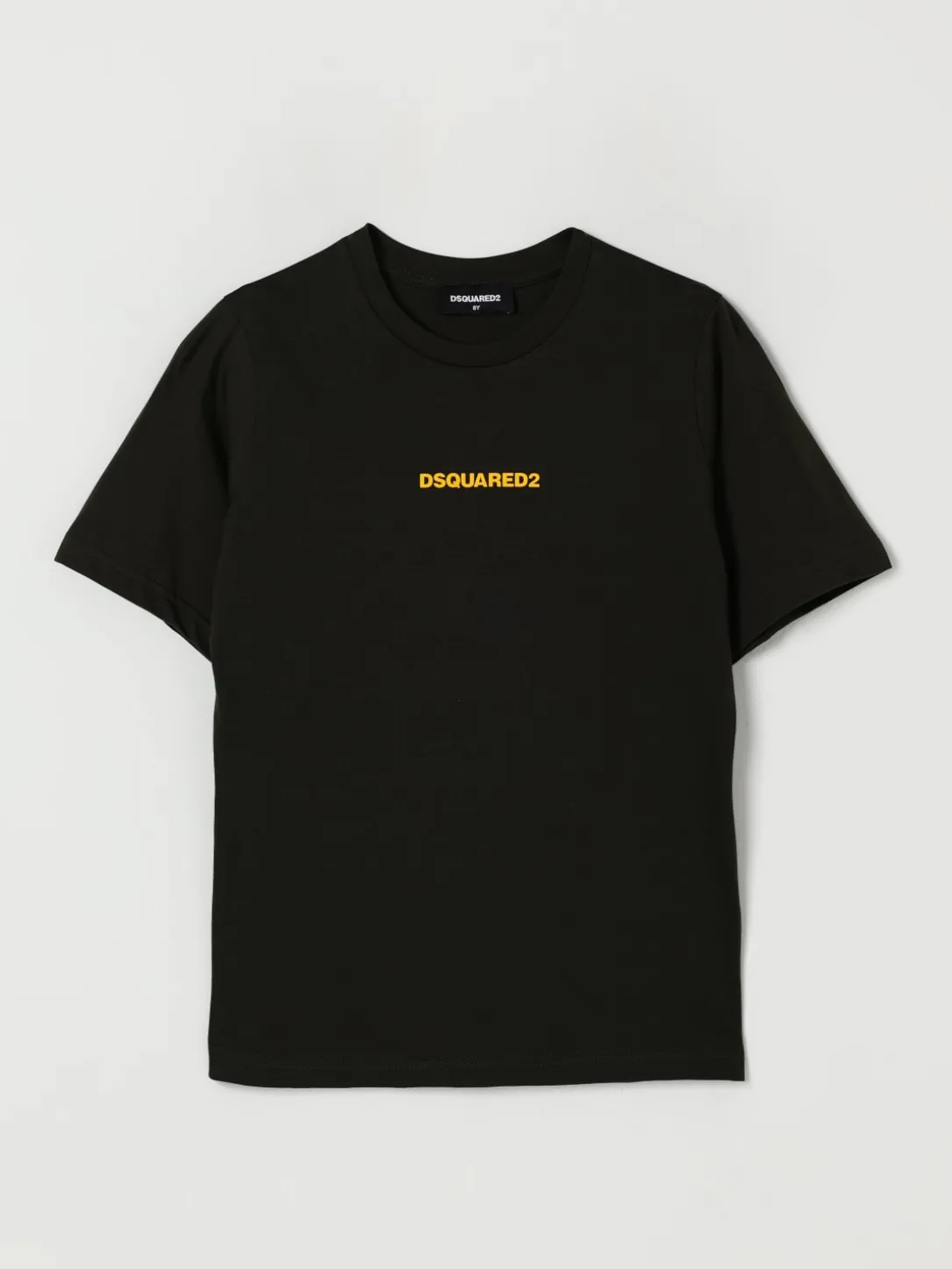 T-shirt in cotone con logo DsQuared2