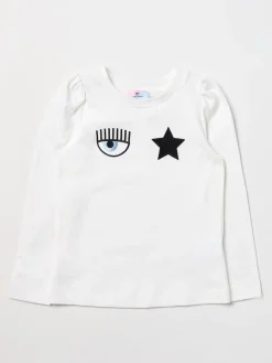 T-shirt in cotone con logo Chiara Ferragni
