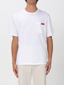 T-shirt in cotone con logo Ferrari