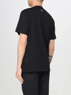 T-shirt in cotone con maxi logo Just Cavalli