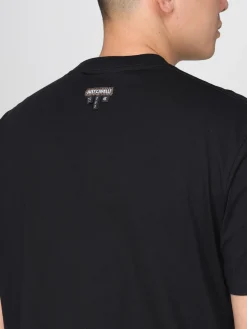 T-shirt in cotone con maxi logo Just Cavalli