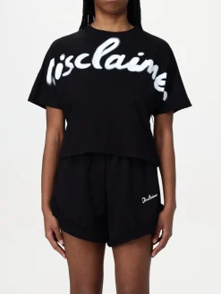 T-shirt in cotone con maxi logo Disclaimer